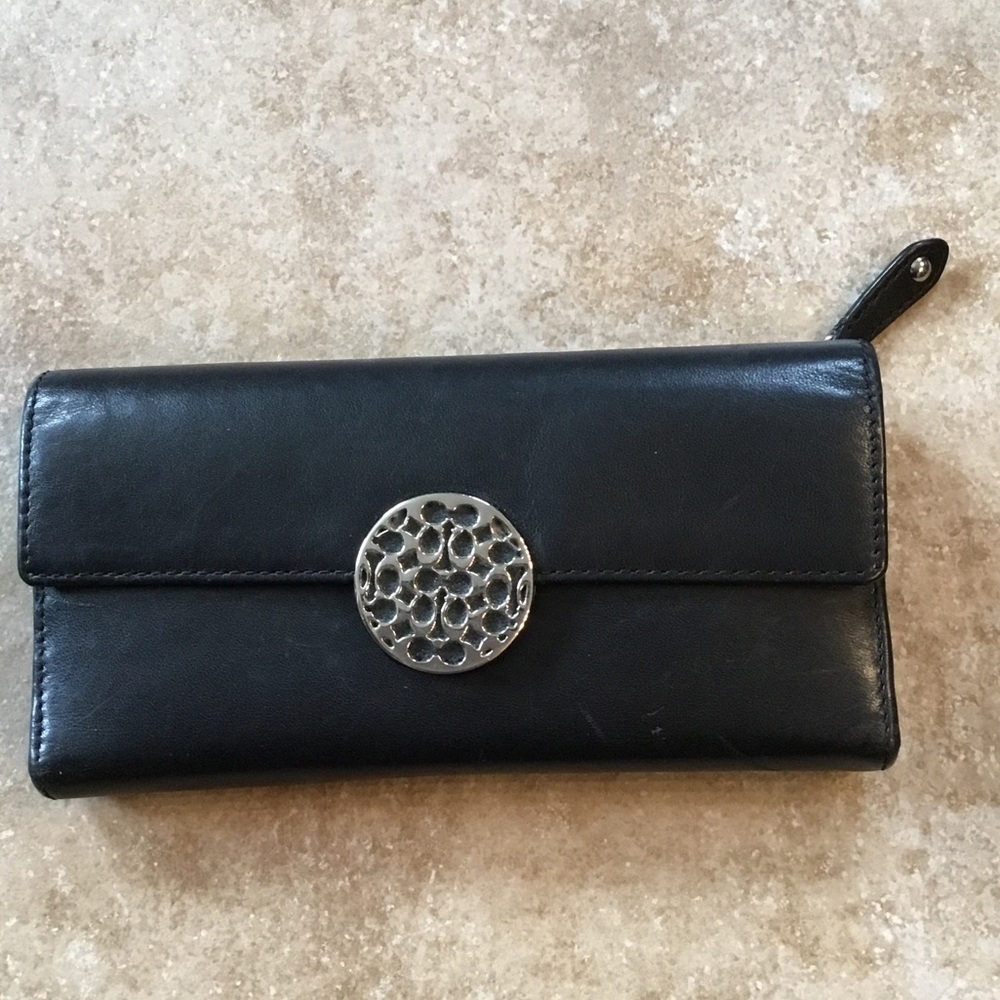 Black Coach Wallet